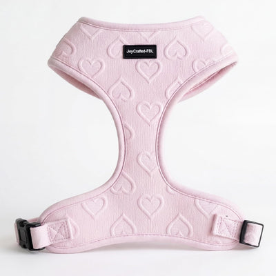 Arnés perro XXS-L neopreno transpirable con anillo D ajustable rosa