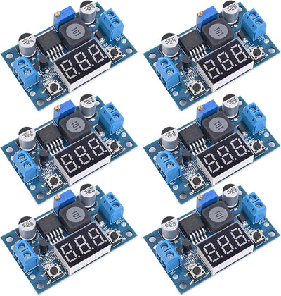 Módulo Convertidor DC-DC Ajustable 4-40V con Pantalla LED Set 6