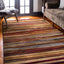 Alfombra rectangular 8x10ft color beige/marrón