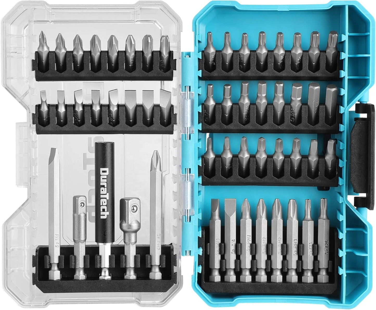 Juego 53 Pzas Destornillador Acero S2 Estuche Resistente