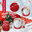 12 Pzas Posavasos Fieltro Navideños Absorbentes