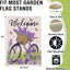 Bandera jardín decorativa para bicicleta lavanda flores