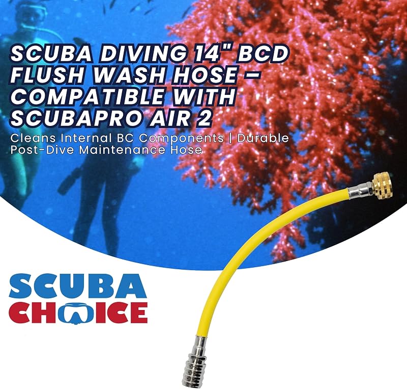 BCD Buceo 14pulg Manguera Lavado Empotrado Air 2