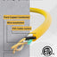 Cable extensión exterior 10ft 3 salidas 15a amarillo