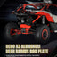 Placa varilla aluminio UTV con gancho remolque Maverick X3