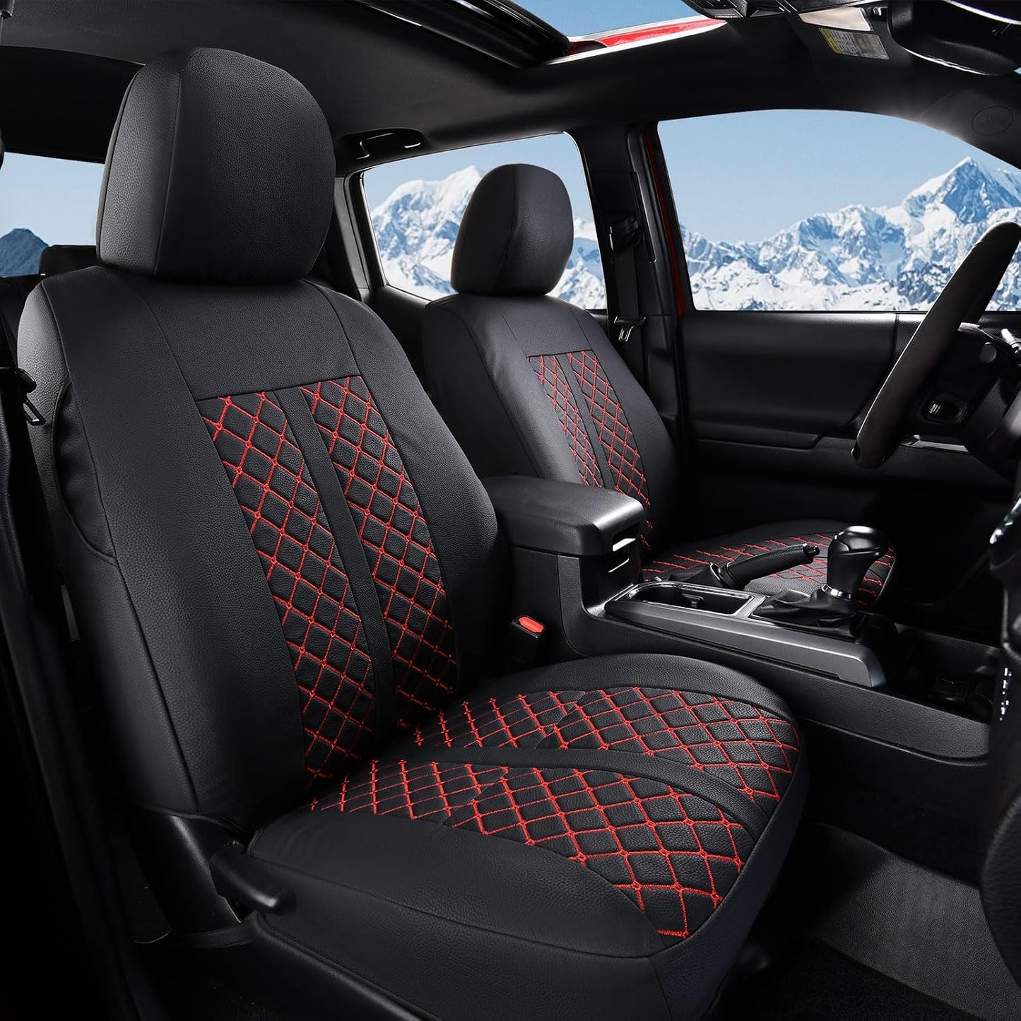 Fundas asiento cuero Toyota Tacoma 2016-23 set completo