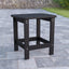Mesa auxiliar Adirondack poliresina negro