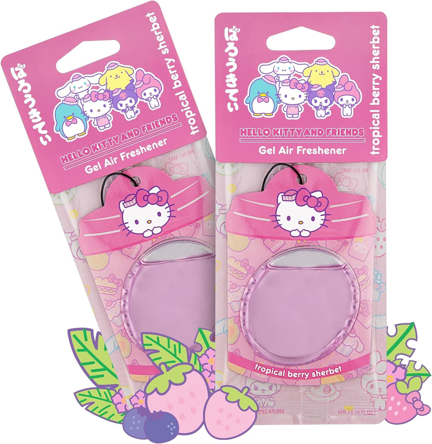 Ambientador colgante coche Hello Kitty gel desodorante