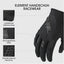 Guante carreras hombre negro talla 11