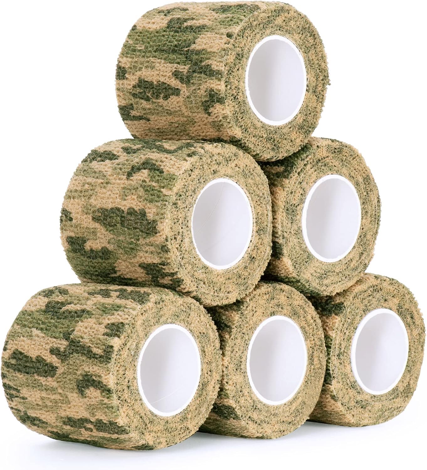 Cinta camuflaje autoadhesiva 5cm x4,5m para camping