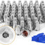 60 Cubiertas Tuercas 1.299" ABS Cromado para Camiones
