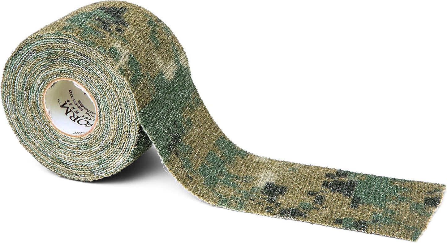 Envoltura camuflaje tela autoadhesiva reutiliz.