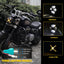 Ensamble faro LED 5.75" DRL ámbar para Harley Sportster