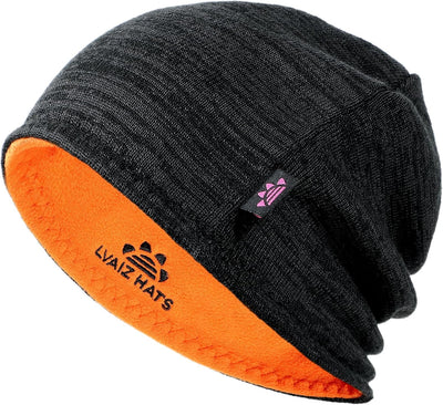 Gorro punto forro polar reversible resistente viento
