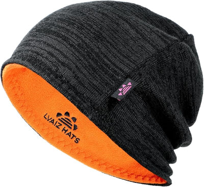 Gorro punto forro polar reversible resistente viento