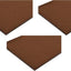 Tapete entrada 2x3ft marrón pack 3