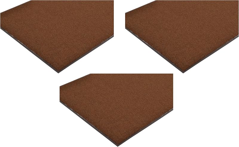 Tapete entrada 2x3ft marrón pack 3