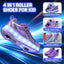Zapatos para niños con ruedas LED recargables USB