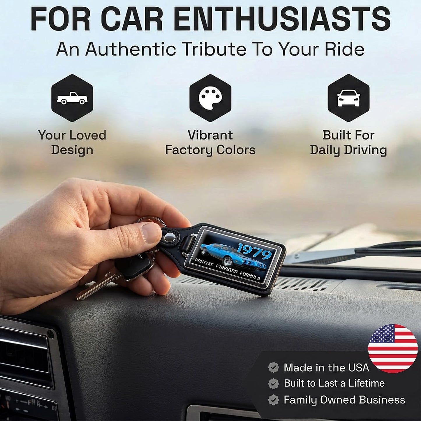 Cadena llave para Trans Am Firebird regalo hombres mujeres