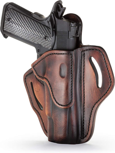 Funda OWB Cuero para Pistola 1911 4-5pulg