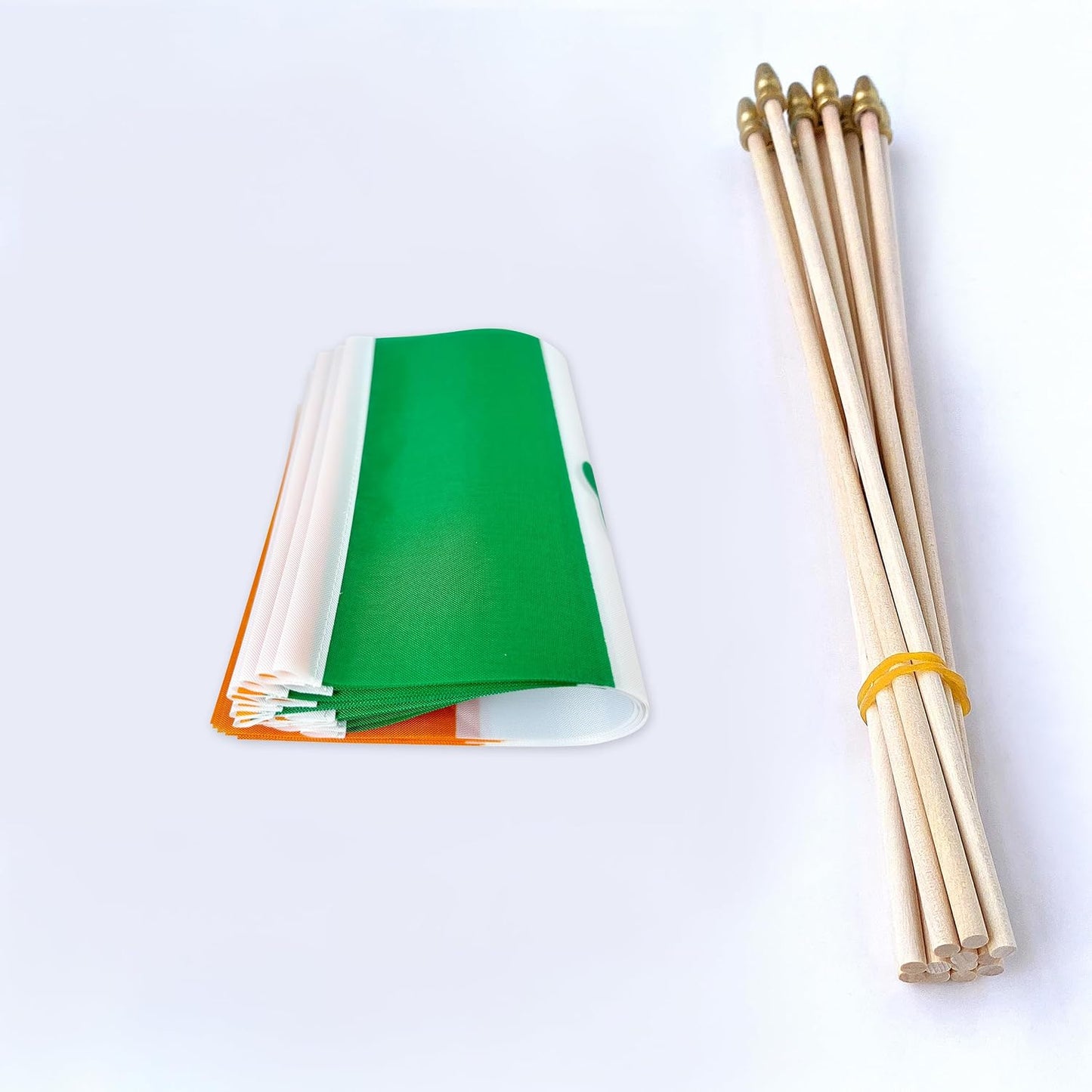 Bandera trébol Irlanda 5x8" set 12