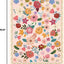 Alfombra lavable rosa 5x7ft bohemio antiderrap