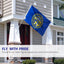 Bandera Nebraska 3x5ft poliéster color vivo doble costura