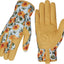 Guantes jardinería mujer cuero antidesgarro