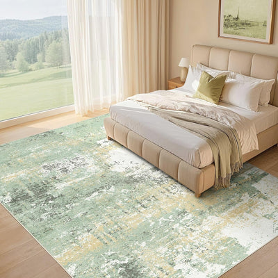 Alfombra área 9x12ft lavable suave plegable antideslizante