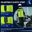 Chaleco motociclista reflectante con bolsillos