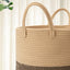 Cesta lavandería algodón 58L 20x15" para ropa sucia