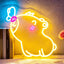 Letrero neón amarillo LED para hogar dormitorio bar fiesta