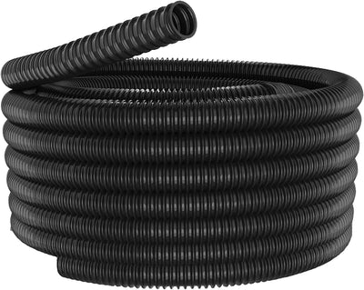 Tubo PVC sin torceduras 100ft 3/4pulg para estanques color negro