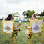 2 Sillas Plegables Acampar con Bolsa Malla Amarillo