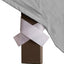 Funda mimbre resistente sofá 3 asientos gris grande