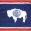 Bandera Wyoming 3x5ft fabricada en EE.UU.