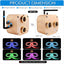 Kit 1100 luces estrella fibra óptica doble cabeza 13.1ft