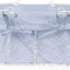 Cesta alambre forro tela 5 Uds color natural
