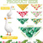 6 Bandanas Ganso Hawaiana Bufanda Ajustable 23x17pulg