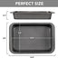 Molde Hornear Antiadherente con Textura Diamante Set 2