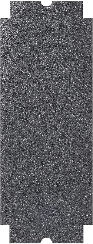 Papel lija 80 grano 25 hojas 4x11pulg para yeso