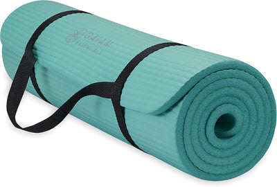 Tapete yoga grueso NBR antiderrap con correa 72x24