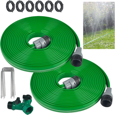 Manguera de goteo para riego patio 50pies con divisores