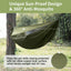 Hamaca camping con mosquitero sombrilla cuerda cresta