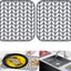Protectores fregadero cocina 12.25x11.5pulg silicona