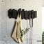 Perchero pared barras 5 ganchos