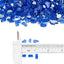 Cristal fuego 10lb azul cobalto reflectante 1/4"