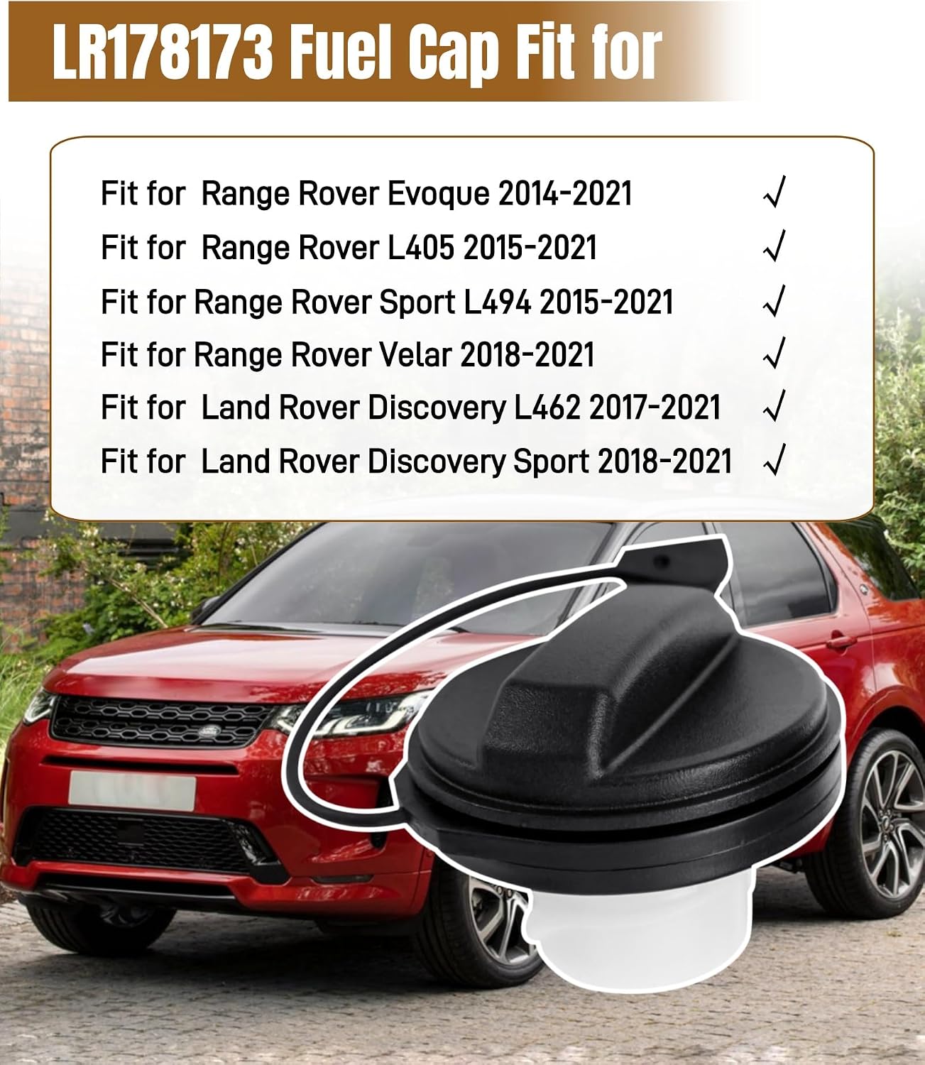 Tapa tanque combustible comp Range Rover 15-22