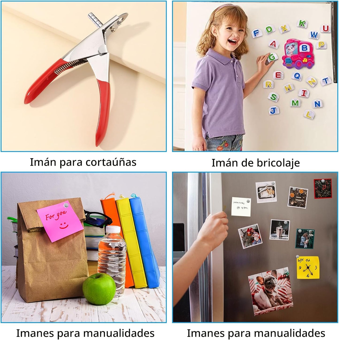 400 imanes mini multiusos para refrigerador bricolaje