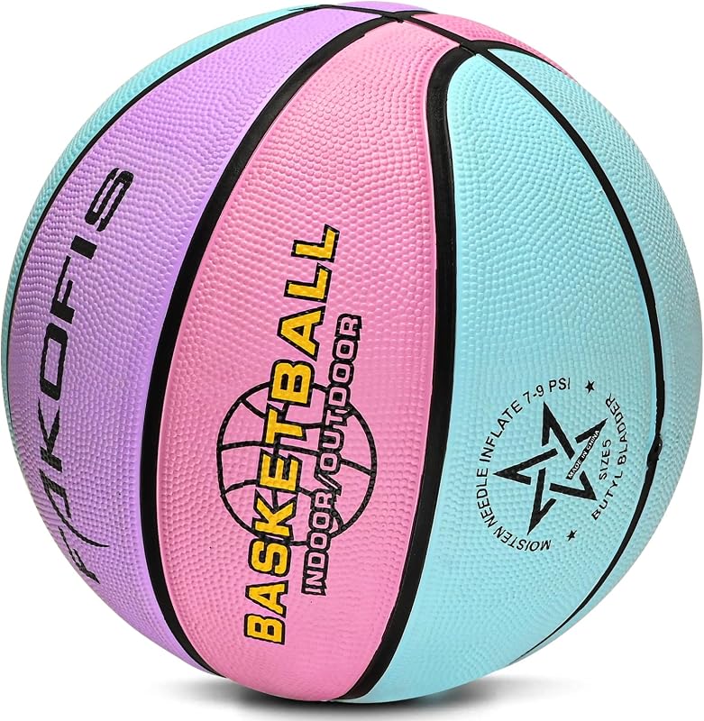 Baloncesto de goma para niños 3-14 años tamaños 3/4/5